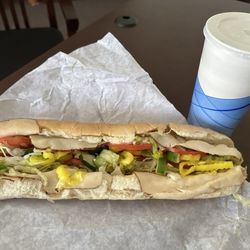 Patty's Subs - Turkey sub with my kind of toppings.