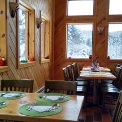 The Halfway House - Come through bar to rustic dining room.
