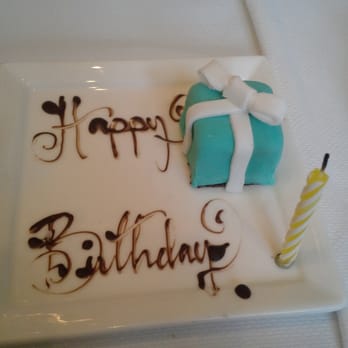 Mary Cassatt Tea Room - The birthday treat they brought out for me. - Tea Rooms Near Me - Philadelphia, Pennsylvania