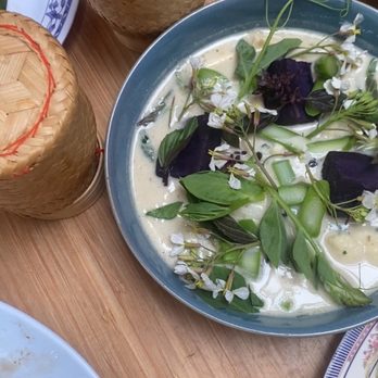 Khom Loi - Green curry with sweet potato and tofu - Thai Near Me - Sebastopol, California