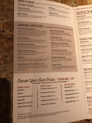 Menu photo 5 Olive Garden Italian Restaurant Palmdale, CA