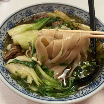 Ox 9 Lanzhou HandPulled Noodles - N.1.2 Beef Noodles with Chinese Pickle Noodles - Chinese Near Me - Cupertino, California