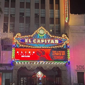 El Capitan Theatre - Outer facade - Cinema Near Me - Los Angeles, California El Capitan Theatre - Outer facade - Cinema Near Me - Los Angeles, California