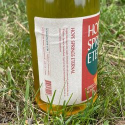 Dominion Cider - Hope springs eternal label