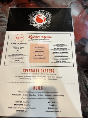 Menu photo 1 The Boil Yard Crystal River, FL Menu photo 1 The Boil Yard Crystal River, FL