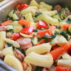 Onda Pasta - Homemade coconut noodles, created in part with Onda Pasta's rigatoni.  IG: @ohmyono
