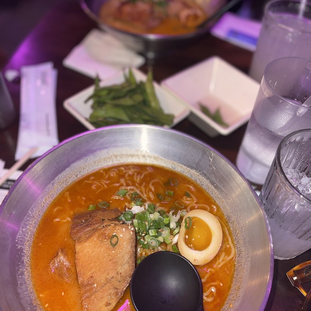 Nomiya - Too spicy ramen for me, 1/2 spicy for my friend - Ramen Near Me - New Orleans, Louisiana Nomiya - Too spicy ramen for me, 1/2 spicy for my friend - Ramen Near Me - New Orleans, Louisiana