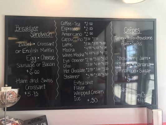 Menu photo 2 Coffee Connexion Tahoe City, CA