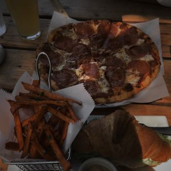 Schmizza Public House - Pepperoni pizza , BLTA with sweet potato fries - American Near Me - Hillsboro, Oregon Schmizza Public House - Pepperoni pizza , BLTA with sweet potato fries - American Near Me - Hillsboro, Oregon