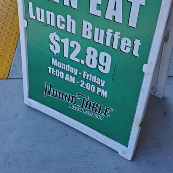 Round Table Pizza - Buffet price as of 1-24-22 - Pizza Near Me - Tustin, California Round Table Pizza - Buffet price as of 1-24-22 - Pizza Near Me - Tustin, California