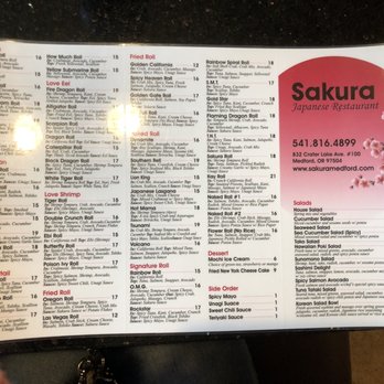 New Sakura - New menu 11/28/2022 - Japanese Near Me - Medford, Oregon New Sakura - New menu 11/28/2022 - Japanese Near Me - Medford, Oregon