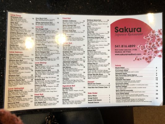 Menu photo 2 New Sakura Medford, OR Menu photo 2 New Sakura Medford, OR