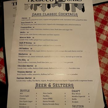 Trabuco Oaks Steakhouse - Cocktail menu - Steakhouses Near Me - Trabuco Canyon, California Trabuco Oaks Steakhouse - Cocktail menu - Steakhouses Near Me - Trabuco Canyon, California