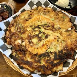 Seafood pancake