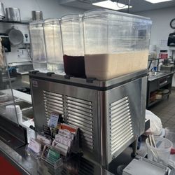 Freshly made jamaica and horchata