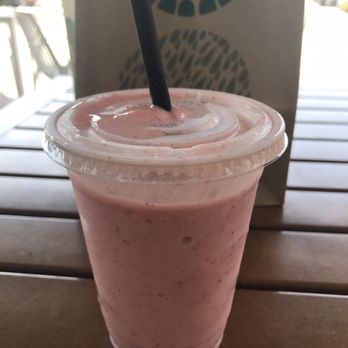 WFM Coffee & Juice Bar - 16 oz strawberry smoothie ($5) - Juice Bars & Smoothies Near Me - Tustin, California WFM Coffee & Juice Bar - 16 oz strawberry smoothie ($5) - Juice Bars & Smoothies Near Me - Tustin, California