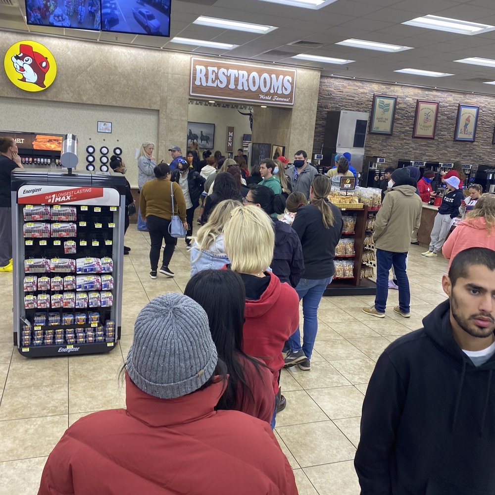 Buc-ee's - The lines to the bathroom and check out can be long. It's a small price to pay to "party like a rockstar." - Gas Stations Near Me - Temple, Texas Buc-ee's - The lines to the bathroom and check out can be long. It's a small price to pay to "party like a rockstar." - Gas Stations Near Me - Temple, Texas