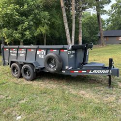 Salt Creek Disposal - 7x14x3' Dump Trailer for rent! This is a bit larger than a 10 yard dumpster.