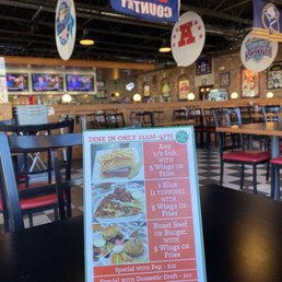 Sports bar vibe at Imperial Pizza