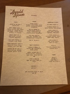 Menu photo 7 The Arnold House Livingston Manor, NY Menu photo 7 The Arnold House Livingston Manor, NY
