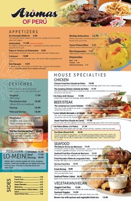 Menu photo 6 Aromas of Peru Wilmington, NC