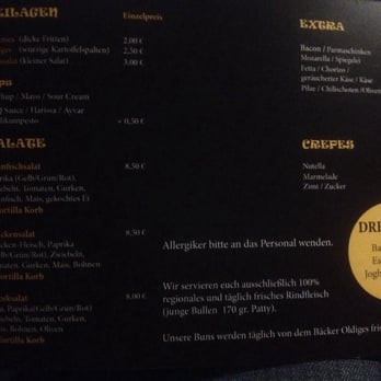 Big Biek - Speisekarte Teil 2 - Burgers Near Me - Oelde, NW