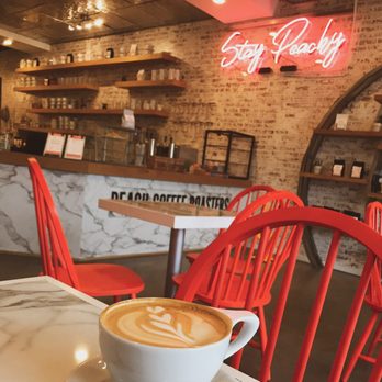 Peach Coffee Roasters - Latte - Coffee Roasteries Near Me - Johns Creek, Georgia