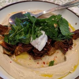 This hummus with artichokes is amazing This hummus with artichokes is amazing