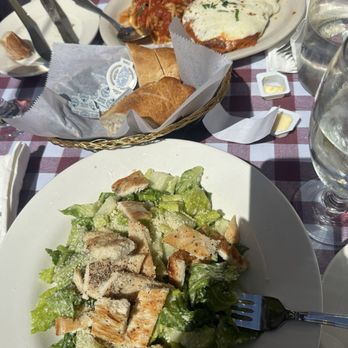 Benito One - Chicken Parmigiana and chicken ceasar salad - Italian Near Me - New York, New York Benito One - Chicken Parmigiana and chicken ceasar salad - Italian Near Me - New York, New York