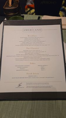 Menu photo 1 The Americano Atlanta Atlanta, GA Menu photo 1 The Americano Atlanta Atlanta, GA