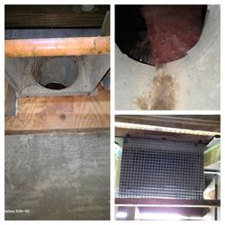 Diamond Rodent Proofing - Wide open hole under a deck leading into the crawlspace