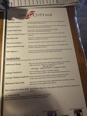 Menu photo 4 The Cottage Sarasota, FL Menu photo 4 The Cottage Sarasota, FL