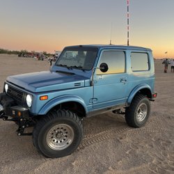 Petro Works Products - Suzuki Samurai SS360 sand tires at Glamis