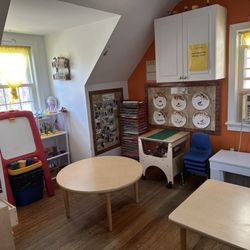 Learning space for the 2-year-old class.