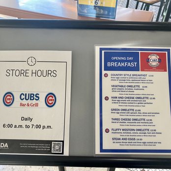 Cubs Bar & Grill - Menu and hours - American Near Me - Chicago, Illinois Cubs Bar & Grill - Menu and hours - American Near Me - Chicago, Illinois