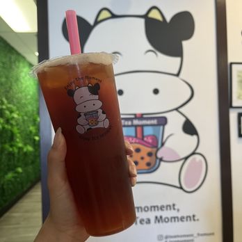 Tea Moment - Watermelon fruit tea - Bubble Tea Near Me - Fremont, California Tea Moment - Watermelon fruit tea - Bubble Tea Near Me - Fremont, California