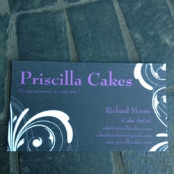 Priscilla Cakes - Business card
