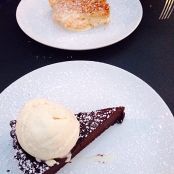 Oak + Almond - Chocolate tart with Olive oil gelato and tiramisu - New American Near Me - Norwalk, Connecticut Oak + Almond - Chocolate tart with Olive oil gelato and tiramisu - New American Near Me - Norwalk, Connecticut
