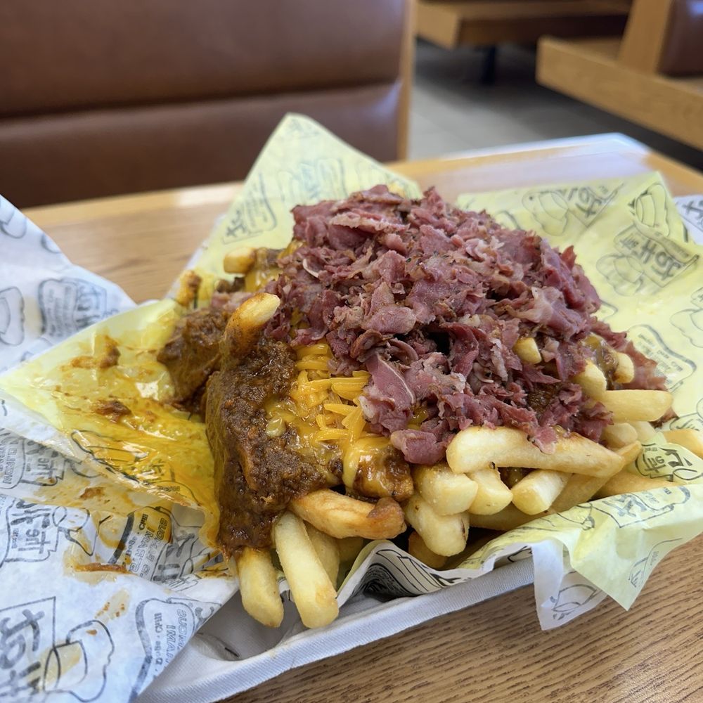 The Hat - Chili Cheese Fries with Pastrami - American Near Me - Temple City, California The Hat - Chili Cheese Fries with Pastrami - American Near Me - Temple City, California