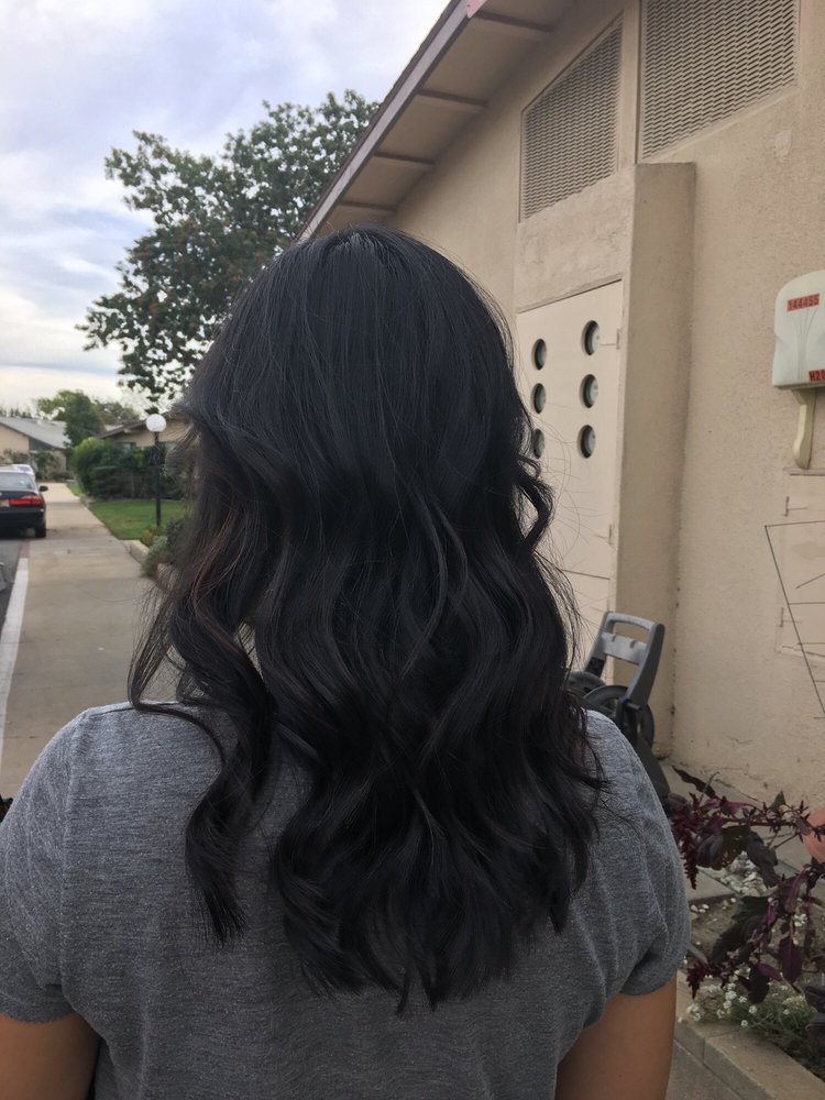 Bone Straight Hair With Cleaned Up Ends And Curls Added Jessica