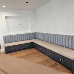 Venice Interiors - Custom made banquette  Venice Interiors Custom Furniture Makers  And upholstery studio