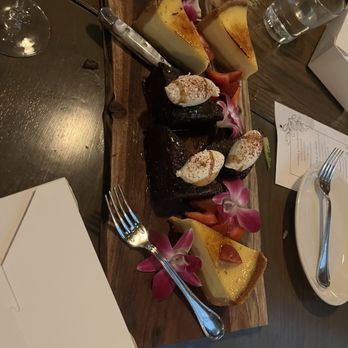 Aba - Chocolate cake, Creme Brulee Pie - Mediterranean Near Me - Chicago, Illinois Aba - Chocolate cake, Creme Brulee Pie - Mediterranean Near Me - Chicago, Illinois
