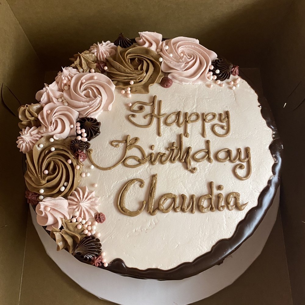 Cakes n' Mor - Chocolate drip cake with chocolate and vanilla layers - Bakeries Near Me - Houston, Texas