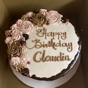 Cakes n' Mor - Chocolate drip cake with chocolate and vanilla layers - Bakeries Near Me - Houston, Texas