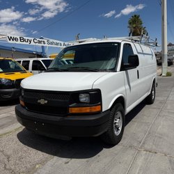 Sahara Auto Sales - Chevrolet Express cargo van at Sahara Auto Sales in Las Vegas--used work vans for contractors, trades, and business use