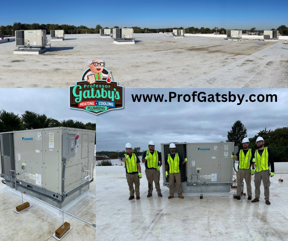 Slide of Professor Gatsby's Heating, Cooling & Plumbing