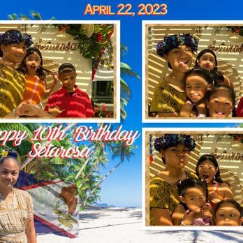 PhotoWish - Birthday girl with her family - Photo Booth Rentals Near Me - Carson, California