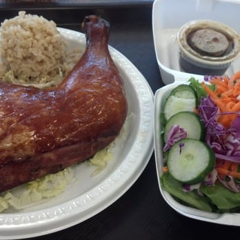 Pine Tree Cafe - Pine Tree Cafe - Huli Huli Chicken with brown rice & toss salad. All for this for $10.95. - Breakfast & Brunch Near Me - Kailua-Kona, Hawaii Pine Tree Cafe - Pine Tree Cafe - Huli Huli Chicken with brown rice & toss salad. All for this for $10.95. - Breakfast & Brunch Near Me - Kailua-Kona, Hawaii