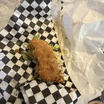 Teriyaki J's Bellflower - The burger that wasn't burnt - Japanese Near Me - Bellflower, California