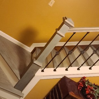 Beeline Floors - new hardwood post railing and trim - Flooring Near Me - Columbus, Ohio Beeline Floors - new hardwood post railing and trim - Flooring Near Me - Columbus, Ohio